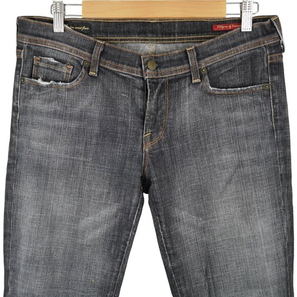 COH‎ Citizens Of Humanity Ingrid Cut Low Waist Flair Stretch Jeans Size 30 - Picture 2 of 7